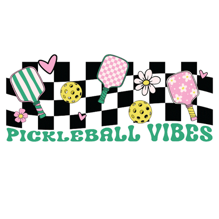 Pickleball Sublimation Heat Transfers