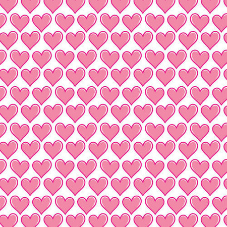 Pink Hearts HTV with 11" printed workable space for crafting festive Valentine’s Day apparel.