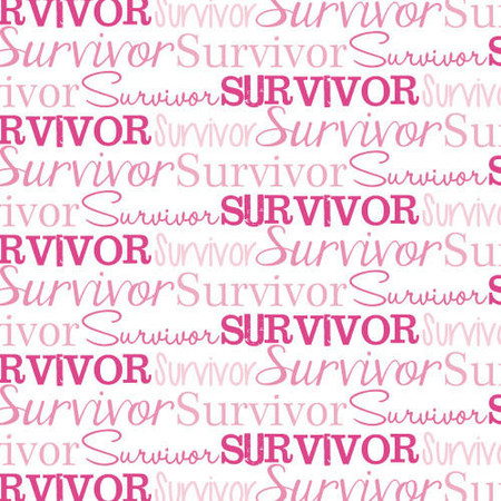 Survivor Text Pink HTV for shirts, perfect for custom designs with a matte pink finish.