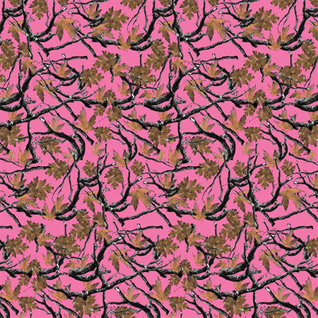 Glossy pink branches and leaves adhesive vinyl for car graphics and custom designs.