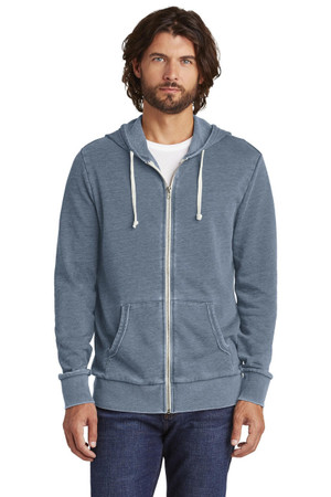 Alternative Apparel Alternative Burnout Laid-Back Zip Hoodie 
