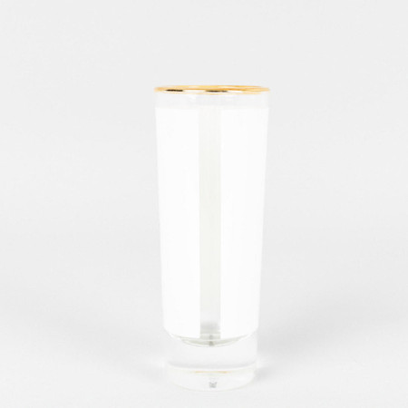 WALABlanks Sublimation Shot Glass with White Patch 3oz  