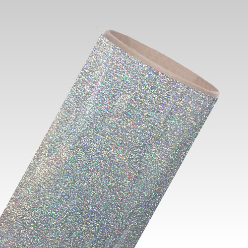 Add sparkle to your projects with Siser Glitter HTV, a 12" roll that’s safe for kids and easy to use.