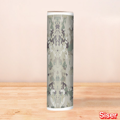 Siser MultiCam HTV for creating camouflage designs on shirts and garments