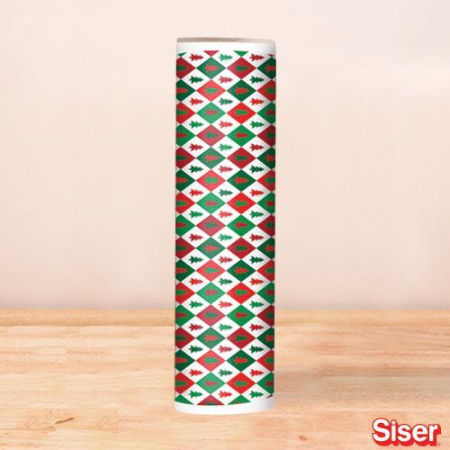 Christmas Tree Diamonds Siser Pattern HTV Roll on Table