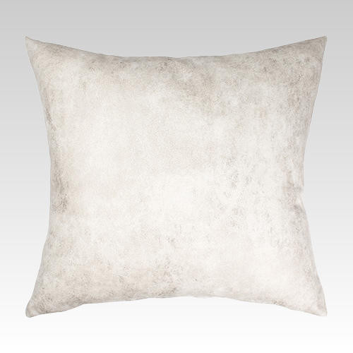 Cream Sublimation Faux Leather Pillow Cover
