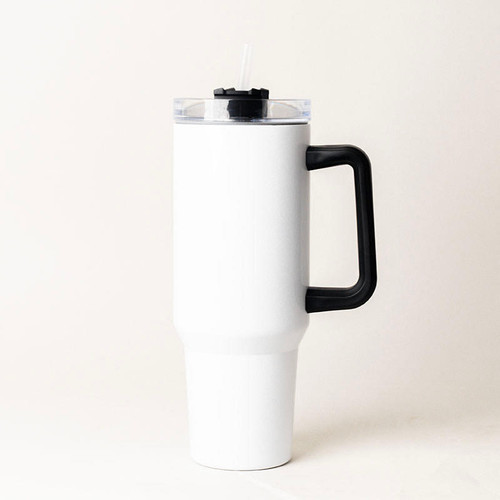 Blank WALABlanks Sublimation 40oz Mugs with Black Handle 