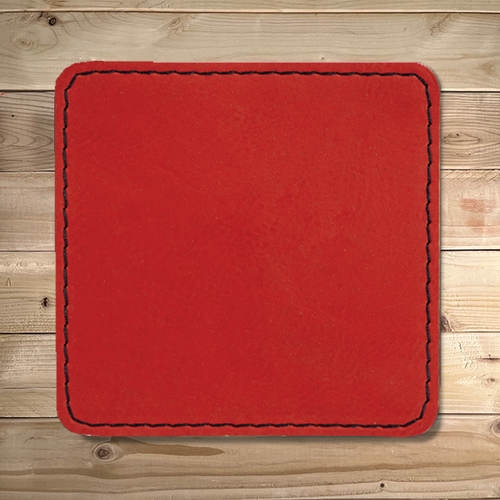 Custom Square Leather Patches for Hats and Headwear