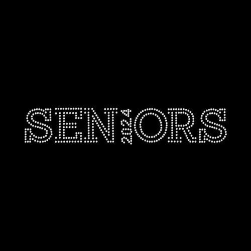 Seniors 2024 Outline Stock Rhinestone Transfer Heat Transfer Warehouse 1405