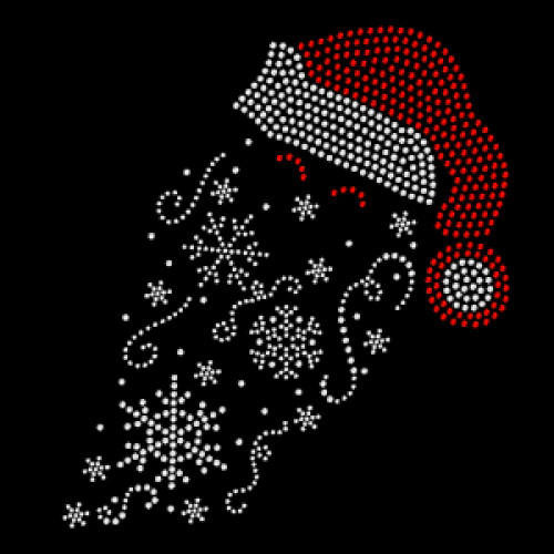 Christmas Rhinestone Series Black Background Non woven Hot - Temu