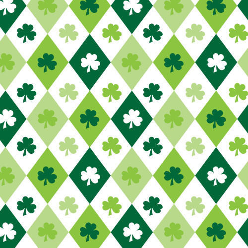 Green Clover Pattern Heat Transfer Vinyl - St. Patrick's Day HTV –  EcoFriendlyCrafts