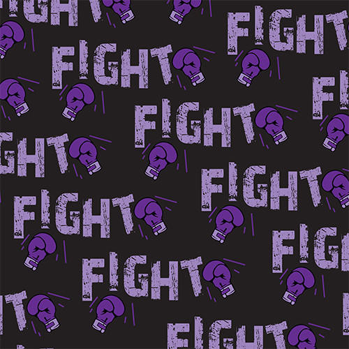 Heat Transfer Warehouse Fight Cancer Purple/Black Adhesive Vinyl 