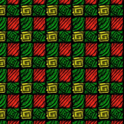 Regal African Kente Cloth- 12 Pattern Heat Transfer Vinyl / Siser Eas