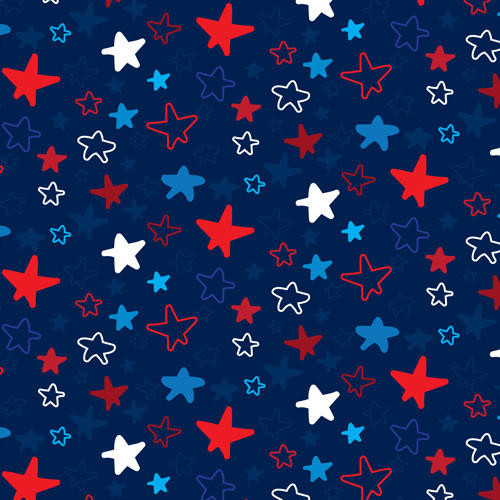 4th of July Patterned Adhesive Vinyl