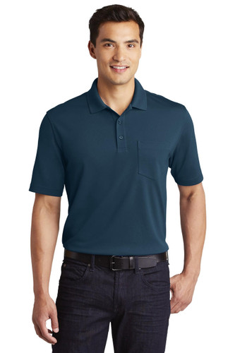  Port Authority®  Dry Zone®  UV Micro-Mesh Pocket Polo 