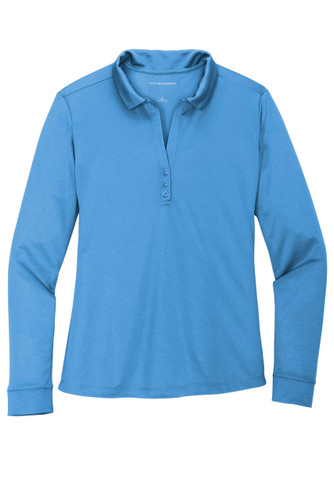  Port Authority ®  Ladies Silk Touch Performance Long Sleeve Polo 