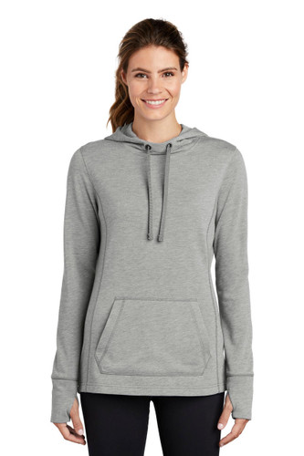 Sport-Tek ® Ladies PosiCharge ® Tri-Blend Wicking Long Sleeve Hoodie - Heat  Transfer Warehouse