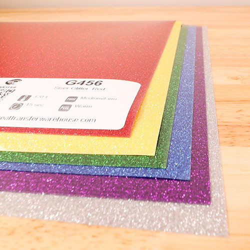 HTV Glitter, Heat Transfer Vinyl, 230x250mm