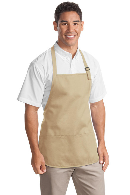  Port Authority®  Medium-Length Apron with Pouch Pockets 
