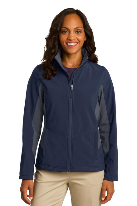 Port Authority®  Ladies Core Colorblock Soft Shell Jacket 