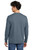 Durable and soft CVC long sleeve tee with tear-away label