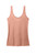 Soft v-neck tank with 1x1 rib knit neck and armholes
