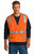 Breathable mesh vest with six pockets and reflective tape, meeting ANSI 107 Class 2 safety standards.