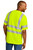 High-visibility mesh tee with 360-degree reflective tape meeting ANSI 107 Class 3 standards.