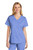 WonderWink® Women's WorkFlex™ V-Neck Top with mechanical stretch and front pockets.