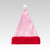 Polyester Glitter Christmas hat blank, 11.81" x 15.75", ready for sublimation or HTV, ideal for festive designs.