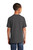 Comfortable youth cotton tee with removable tag for relabeling.