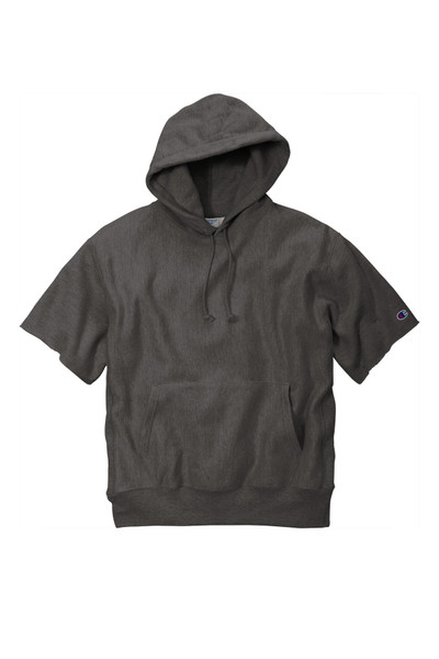 Champion ® Reverse Weave ® Short Sleeve Hooded Sweatshirt