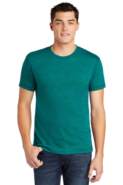 American Apparel ® Tri-Blend Short Sleeve Track T-Shirt Heat