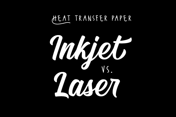 Bulk 100 Sheet Dark Heat Transfer Paper for Inkjet + Laser +