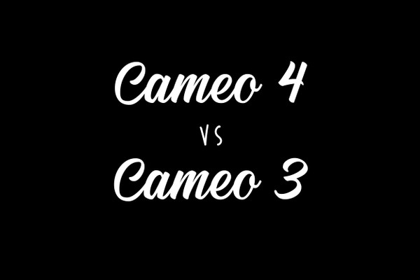 Silhouette Cameo 4 vs. Silhouette cameo 3 Silhouette Cameo 4 vs. Silhouette cameo 3