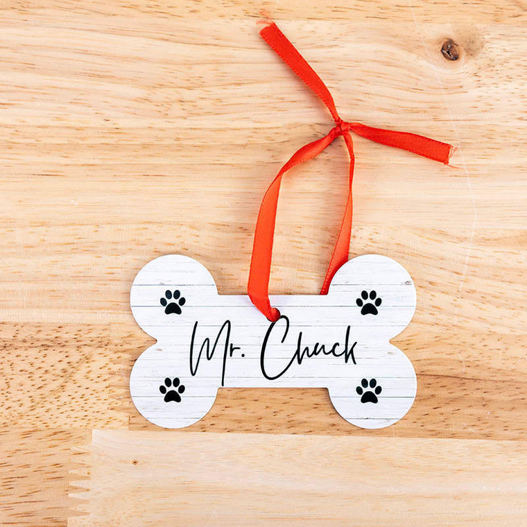 WALABlanks Sublimation Dog Bone Ornament Blank 