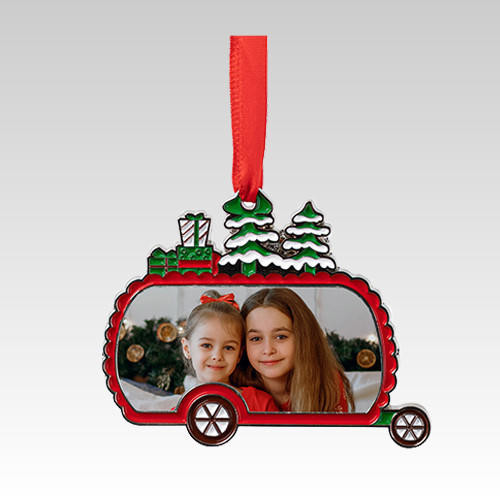 WALABlanks Santas Van Sublimation Ornament Blank