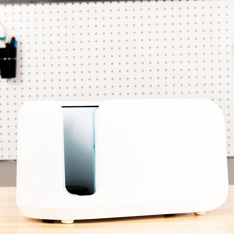 Mug heat press compatible with mason jars, handle or no handle, adjustable for accurate transfers.