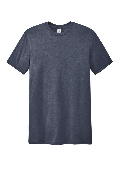 front view of the Gildan Softstyle CVC Tee, 60% cotton and 40% polyester blend, offering a soft and durable fabric for custom printing