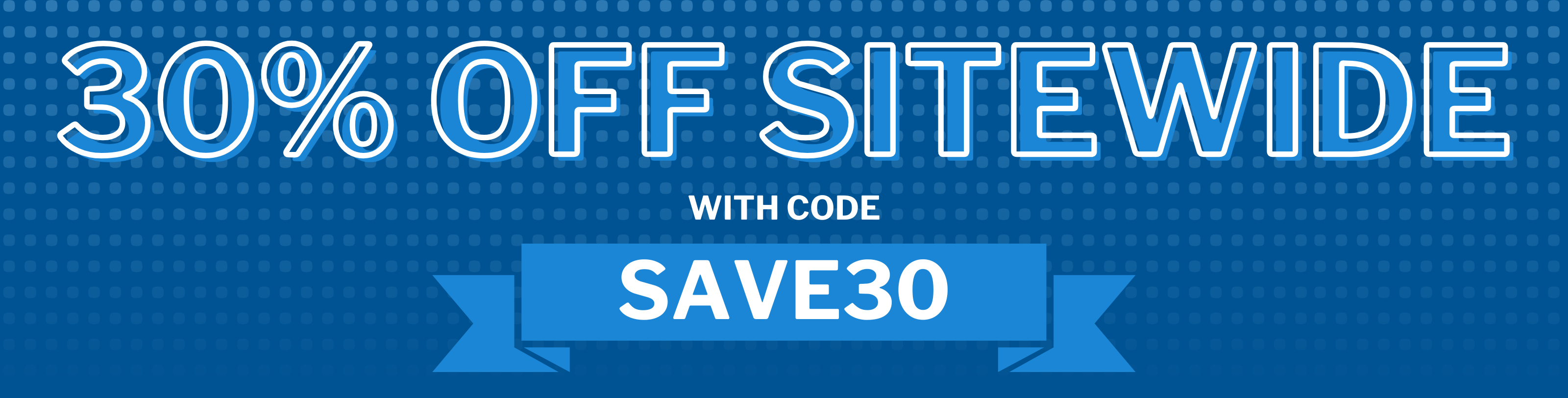 Sitewide 30% Off- desktop