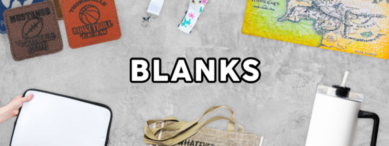 Blanks category banner