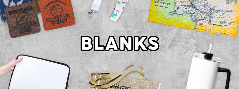Blanks category banner