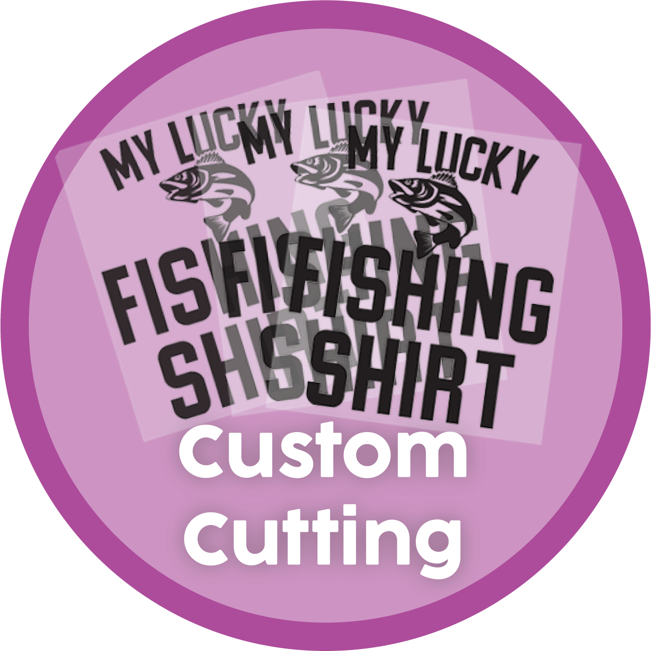  Instant Message - My Lucky Fishing Shirt - Youth Short