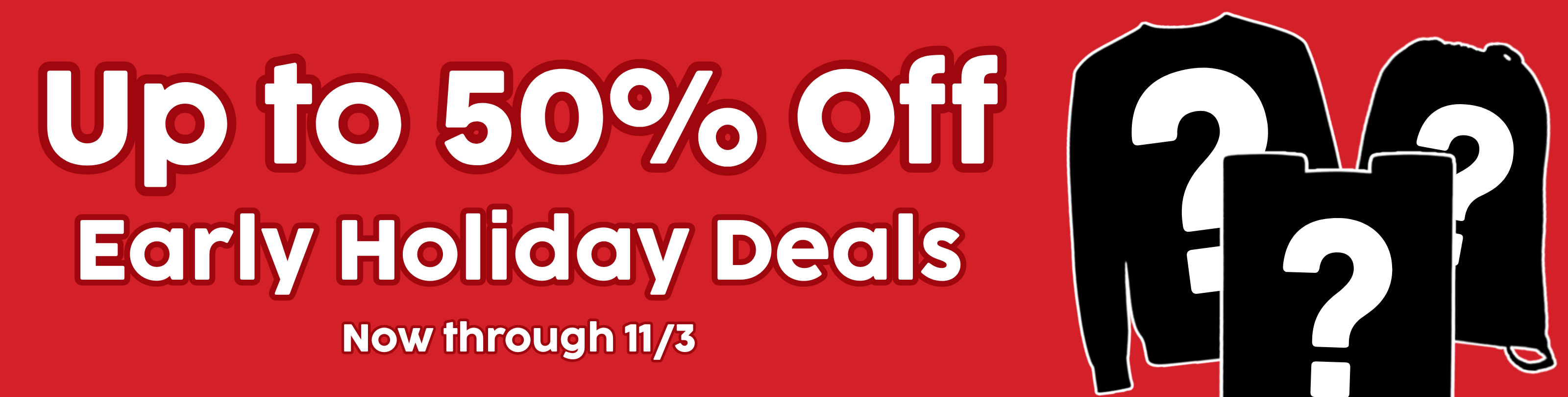 Early holiday deals -desktop