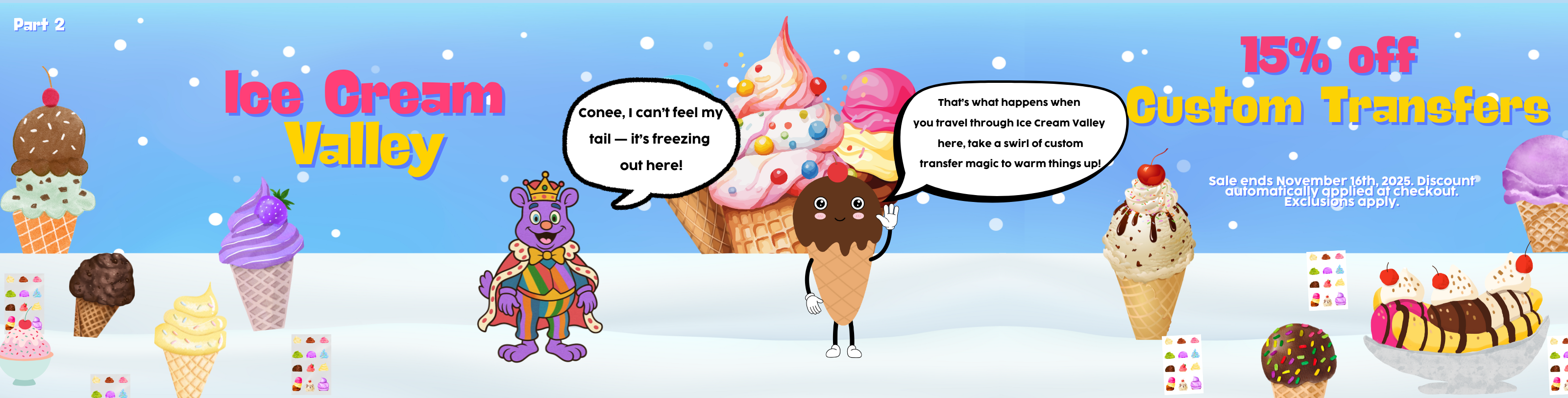 Ice cream valley -desktop