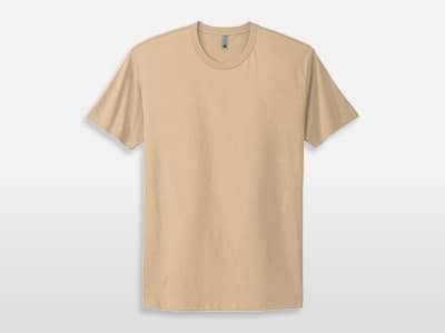 Blank beige t-shirt