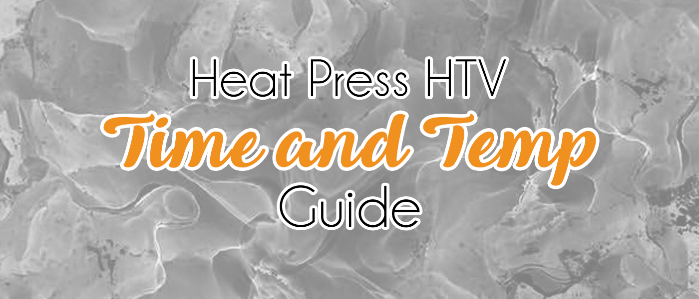 Heat Press Temp Guide