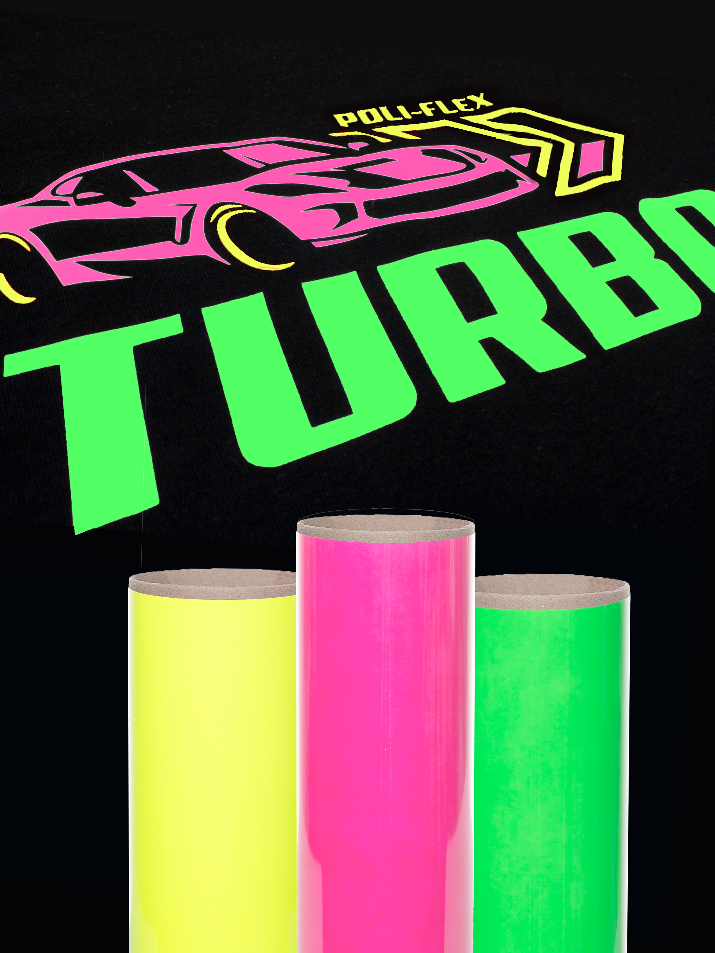 ThermoFlex Turbo HTV Neon Pink Choose Your Length SALE While Supplies –