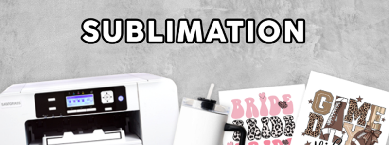 Sublimation Printing Supplies Banner