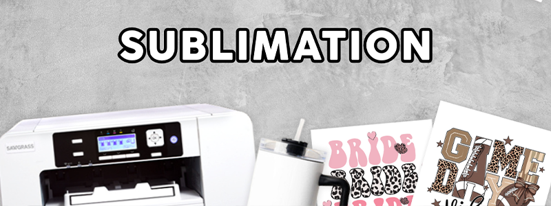 Sublimation Printing Supplies Banner